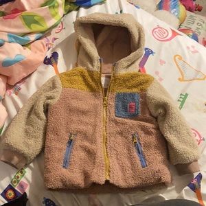 Zara Baby Colorblock Fleece Jacket